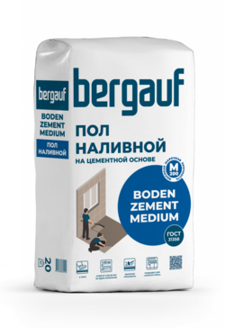 Bergauf Boden Zement Medium 25 кг Наливной пол на цементной основе