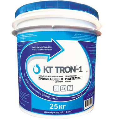 КТтрон–1 (Проникающая гидроизоляция для бетонных конструкций)