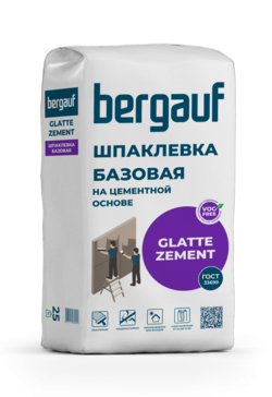 Bergauf Glatte Zement 25 кг Базовая шпаклевка на цементной основе