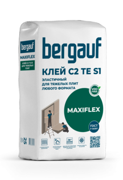 Клей эластичный для тяжелых плит Bergauf Maxiflex 25кг