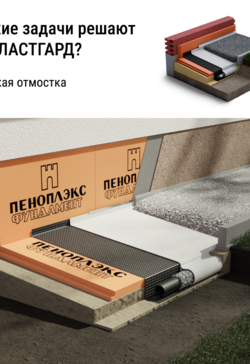 ПРОФИЛИРОВАННАЯ МЕМБРАНА PLASTGUARD 400 2*20м