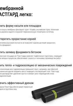 ПРОФИЛИРОВАННАЯ МЕМБРАНА PLASTGUARD 400 2*20м