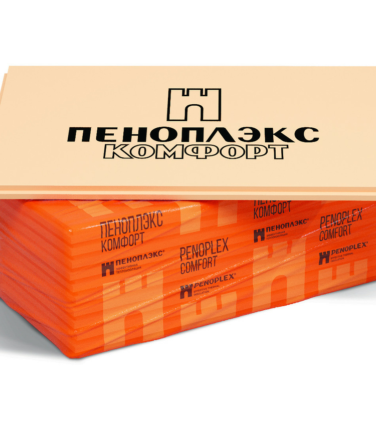Экструзионный пенополистирол ПЕНОПЛЭКС КОМФОРТ® 20х585х1185 мм С